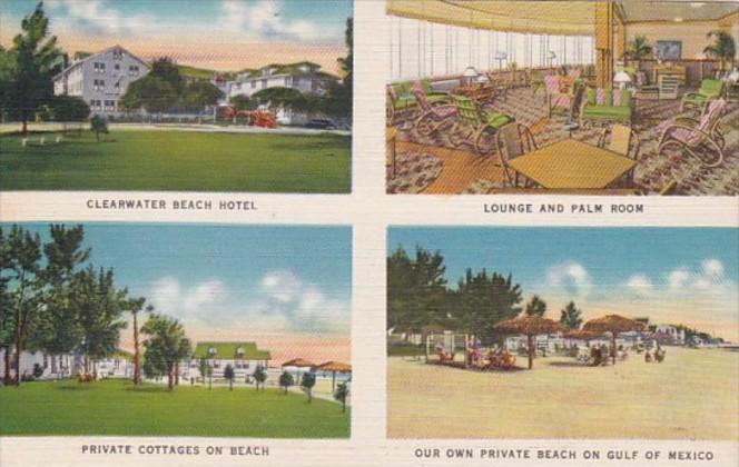 Florida Clearwater Beach Hotel Lounge Palm Room and Private Cottages