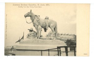 MO - St Louis. 1904 Louisiana Purchase Expo, Resting Cowboy, Grand Basin