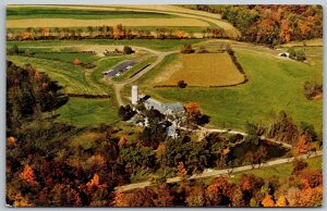 Mansfield Ohio 1970s Postcard Aerial View Malabar Farm