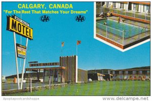 Canada West Valley Motel Calgary Alberta