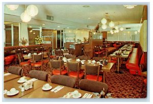 Mobile AL, Village Inn Pancake House Dining Room Interior Vintage Postcard 