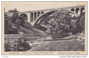 Vallee De La Petrusse & Nouveau Pont, Petrusstal Mit Neuer Brucke, Luxembourg...