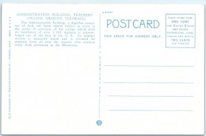 c1910s Greeley, CO Administration Building Teachers' College Nice PC School A322