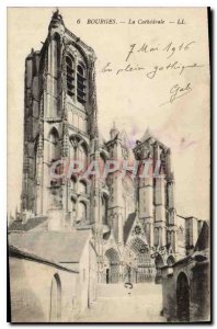 Old Postcard Bourges La Cathedrale