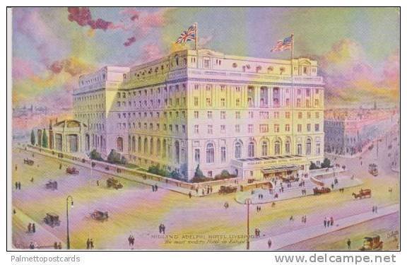 TUCK: Midland Adelphi Hotel, Liverpool, Lancashire, England 1900-10s