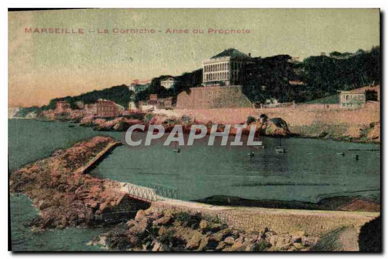 Postcard Old Marseille Anse Corniche Prophete