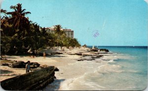 La Plays San Juan Hotel Cozumel Caribe Beach Caribe QR Mexico Beach VTG Postcard 