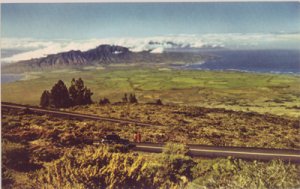 MAUI - PANORAMIC view of West Maui with peaks in the distance, 1960s