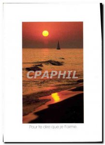 Modern Postcard To tell you that I love you