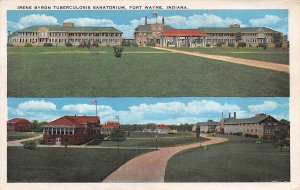 Byron Tuberculosis Sanatorium Fort Wayne Indiana 1931 postcard