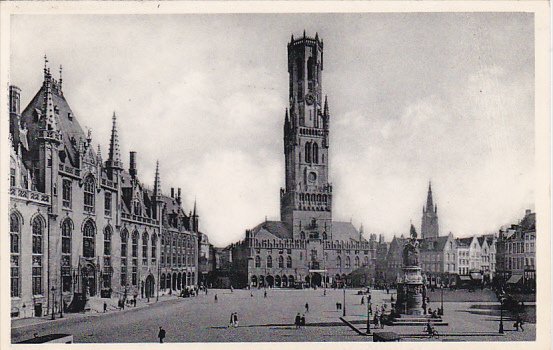 Belgium Bruges Grand'Place 1952