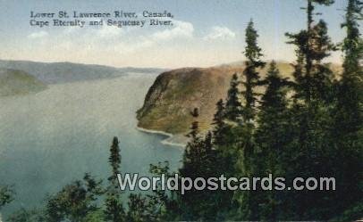 Lower St Lawrence River Cape Eternity Canada Unused 