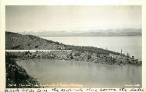 Montana Dayton Flathead Lake GK-141 1949 RPPC Photo Postcard 22-3859