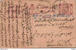 Jaipur Postal Stationery to Sambhar Lake