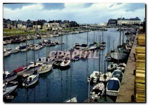 Modern Postcard Deauville Yacht Harbor Boat