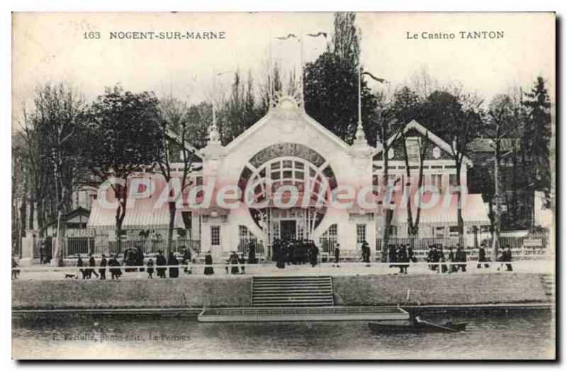 Old Postcard Nogent Sur Marne Casino Tanton