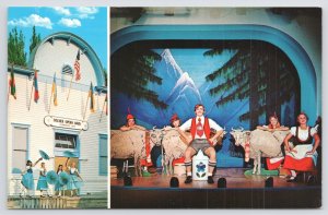 Frankenmuth Michigan~Fischer Opera Haus Interior~White Horse Inn~1960s Postcard