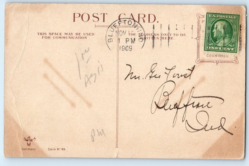 Man With Two Women Chocolate Bon Bons How Can You Do It Dwig Signed Postcard