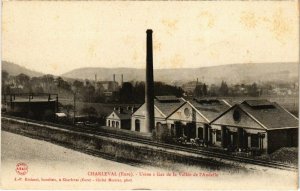 CPA CHARLEVAL usine a Gaz de la Vallée de l'Andelle (988958)