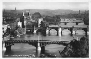 B64859 a general view on bridges Praha Prague  czech