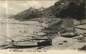 CPA GUETHARY Le Port et la Plage (1164034)