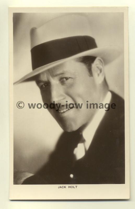 b0043 - Film Actor - Jack Holt - Picturegoer Postcard 163b