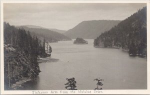 Victoria BC Finlayson Arm from Malahat Drive Unused TRIO RPPC Postcard E94