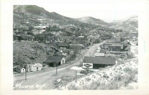 NV, Austin, Nevada, Town View, RPPC