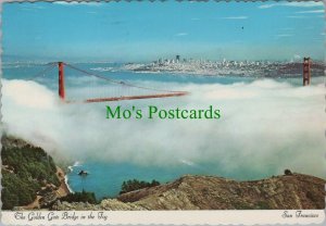 America Postcard - The Golden Gate Bridge in The Fog, San Francisco RR14202