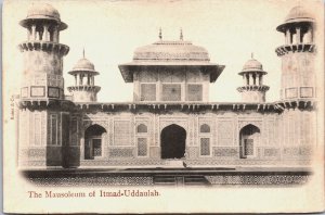 India The Mausoleum of Itimad-Ud Daulah Agra Vintage Postcard C067