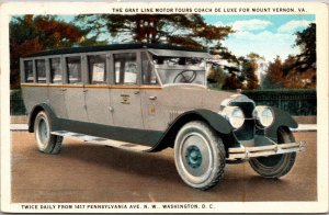 PC Gray Line Motor Tours De Luxe from 1417 Pennsylvania Ave NW Washington D.C.
