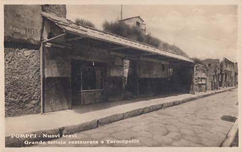 Pompei Thermopolium Restaurant Pompeii Italian Italy RPC Real Photo Postcard