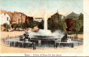 Italy Roma Fontana dell'Acqua Pia della Marcia