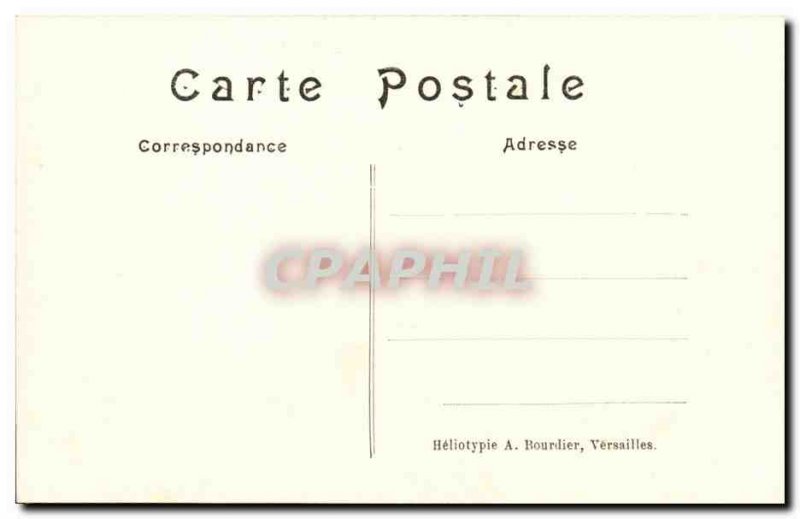 Old Postcard Chantilly Chateau West Facade