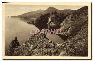 Old Postcard Road Golden Rocks Corniche Trayas Aurele Pic and Cap Roux