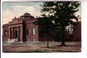 Free Public Library, St John New Brunswick, 1909