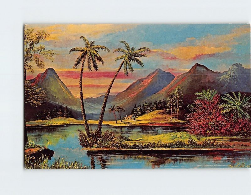 Postcard Exotic Hawaiian Scene, Hawaii