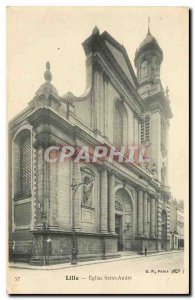 Postcard Old Lille Eglise Saint Andre