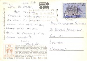 Front Street Hamilton Bermuda Postal used unknown 