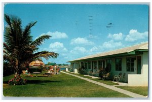 1956 The Edgewater On The Shores of Lake Worth Palm Beach Shores FL Postcard 