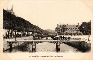 CPA QUIMPER - Passerelle sur l'Odet - La Prefecture (252784)