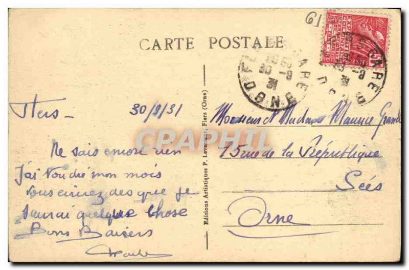 Old Postcard Flers Le Chateau 15 and 16th