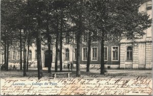 Belgium Louvain College du Pape Leuven Pauscollege Vintage Postcard 03.76