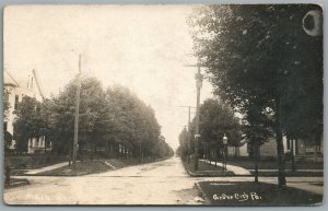 GROVE CITY PA MAIN STREET ANTIQUE REAL PHOTO POSTCARD RPPC