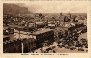 CPA Palermo Panorama colla Cattedrale e Monte Pellegrino ITALY (802177)