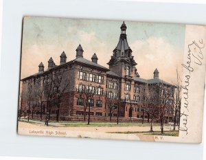 Postcard Lafayette High School, Buffalo, New York