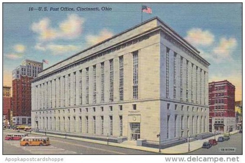 Ohio Cincinnati U S Post Office 1943