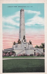 Lincoln Tomb Springfield Illinois IL Postcard A27