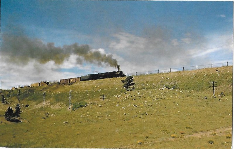 Union Pacific 4-8-8-4 Big Boy #4016 Train World's Biggest Loco Dale WY 1957