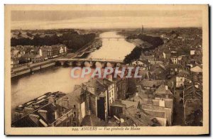 Old Postcard Angers General view of Maine